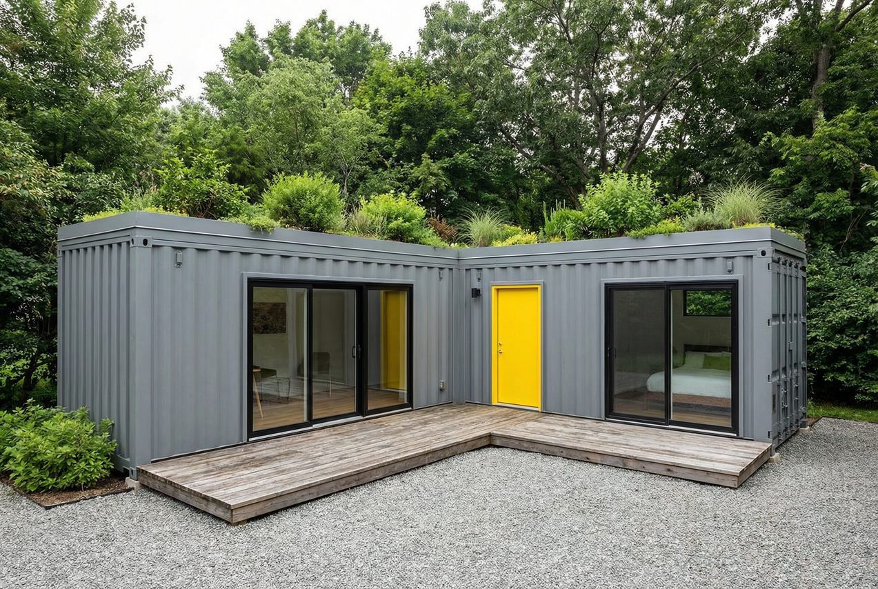 Casa modular dos contenedores
