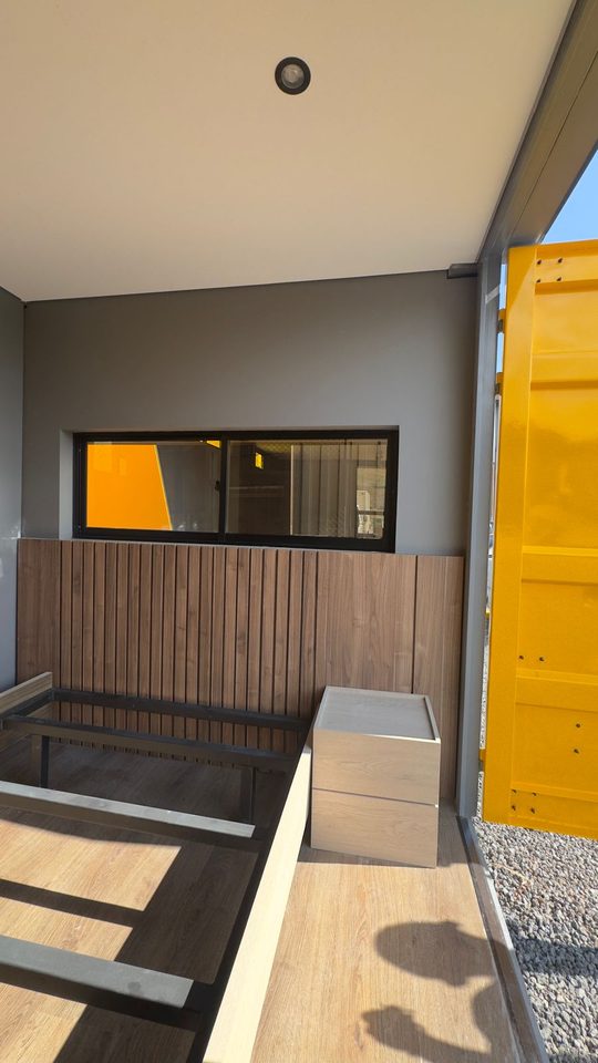 Interior terraza madera